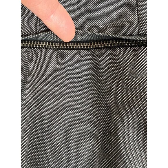 Versace Pants Women 29x32 Gray Black Flat Front Dress Slacks Work Casual - Picture 16 of 16